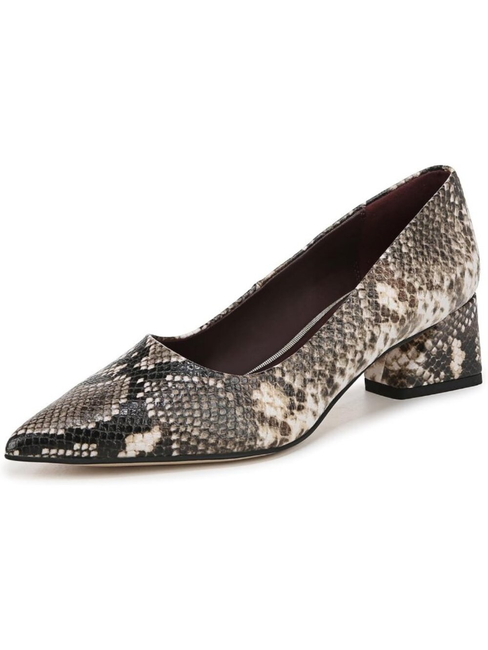 Chic Women's Pointed Toe Block Heel Pumps - Stylish & Comfortable Footwear